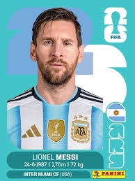 Figurita de Messi